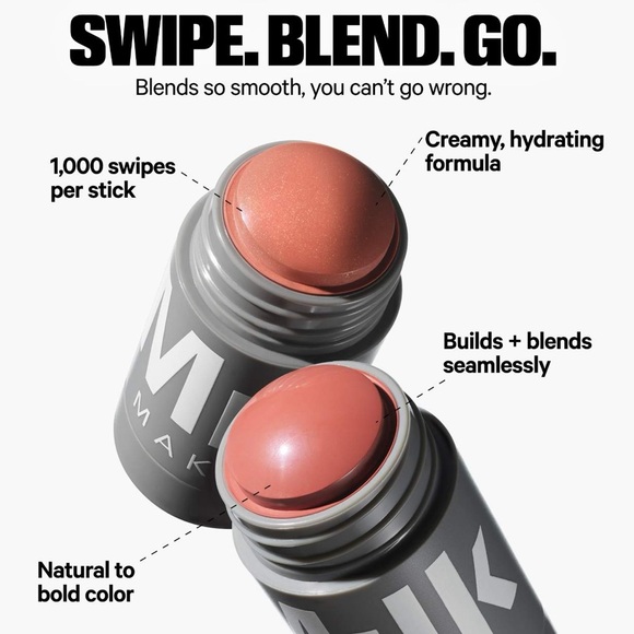 MILK Makeup Lip Cheek Cream Blush Stick ENIGMA πͺ NEW Full Size - Picture 4 of 7